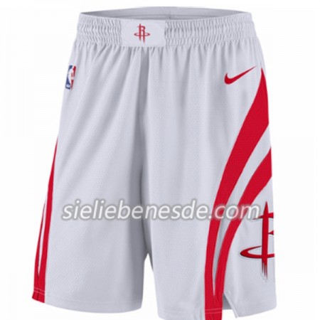 Houston Rockets Weiß Nike Herren Kurze Hose Swingman